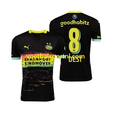 PSV Eindhoven Sergino Dest 8 Uit Shirt 2024-25